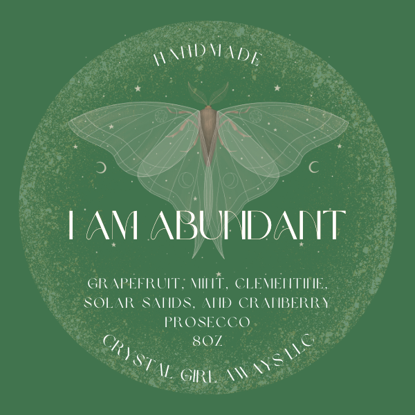I Am Abundant Affirmation 4oz Wax Melts