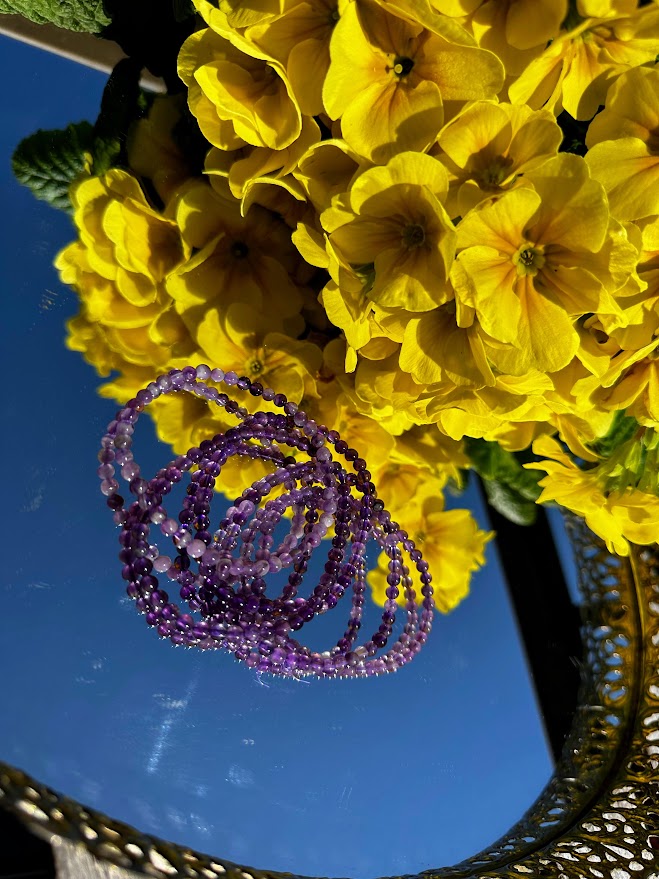 Amethyst Bracelet 4mm