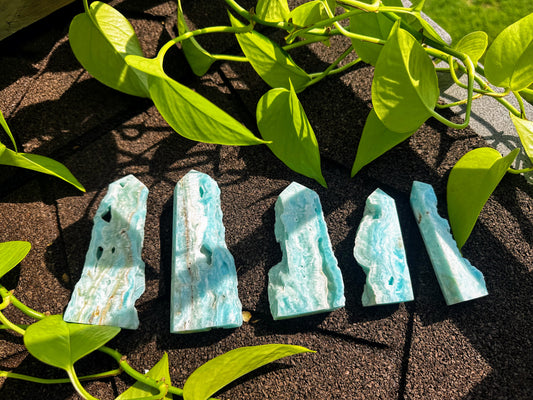 Blue Aragonite Tower