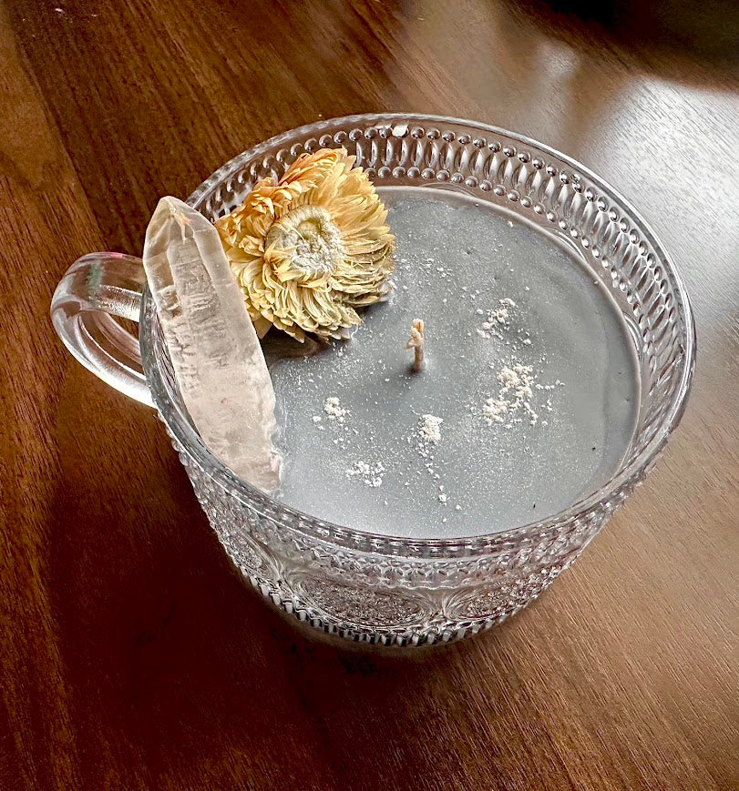 I am Strong-Upcycled Candle Soy wax- Sandlewood