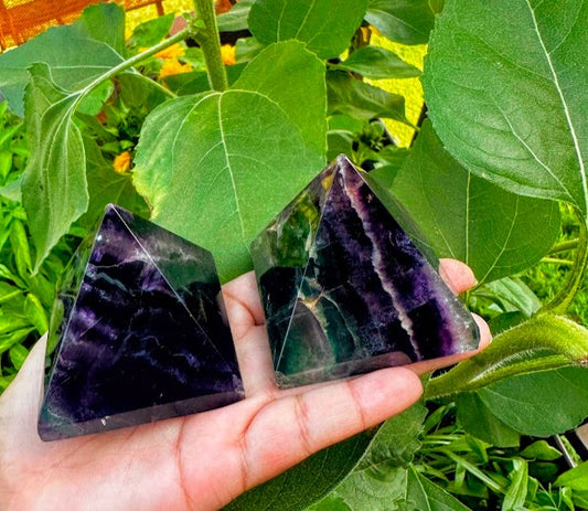 Fluorite Pyramids