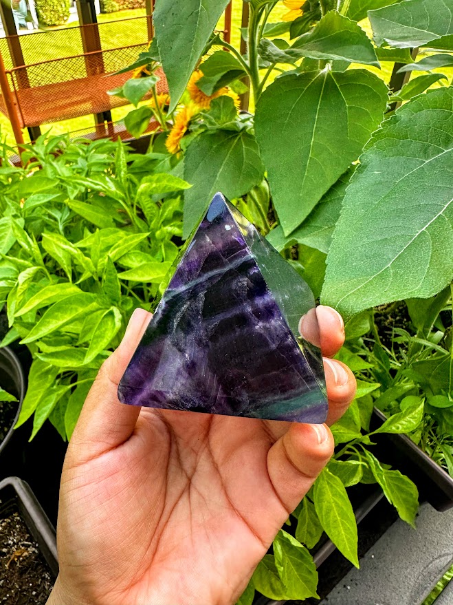 Fluorite Pyramids