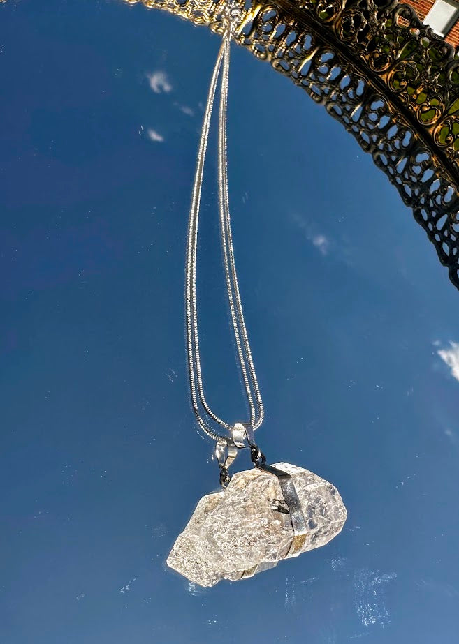 Herkimer Diamond Quartz Necklace