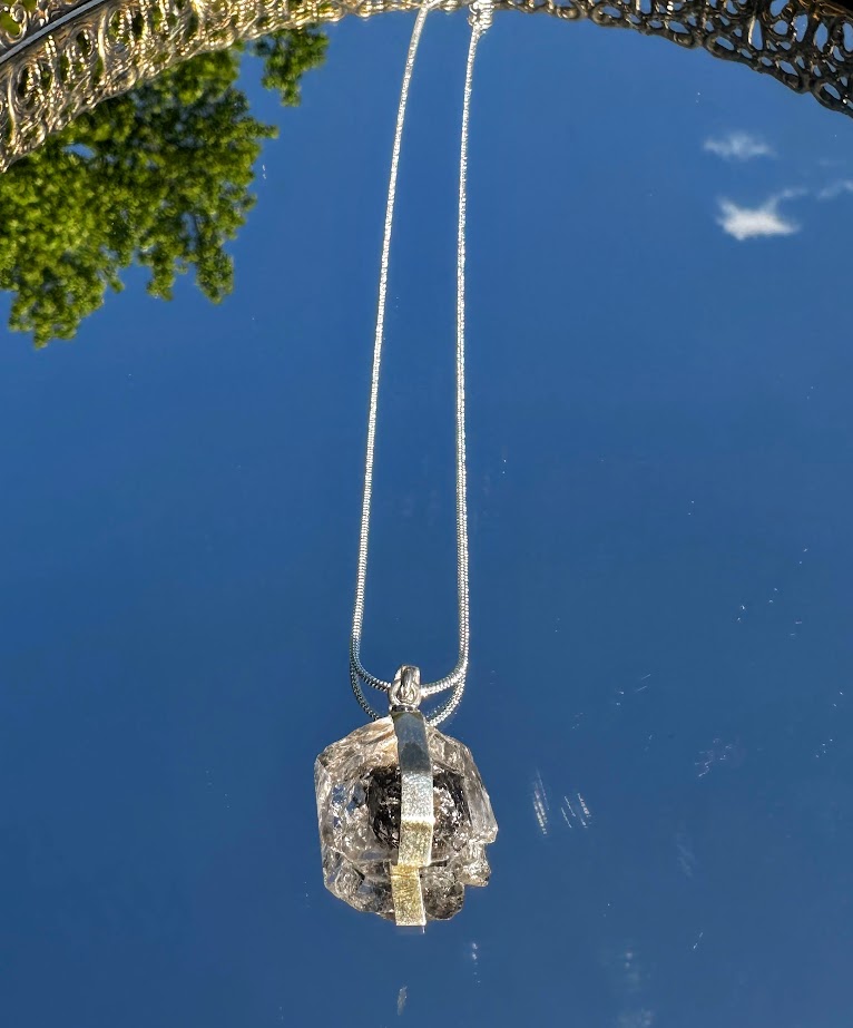 Herkimer Diamond Quartz Necklace