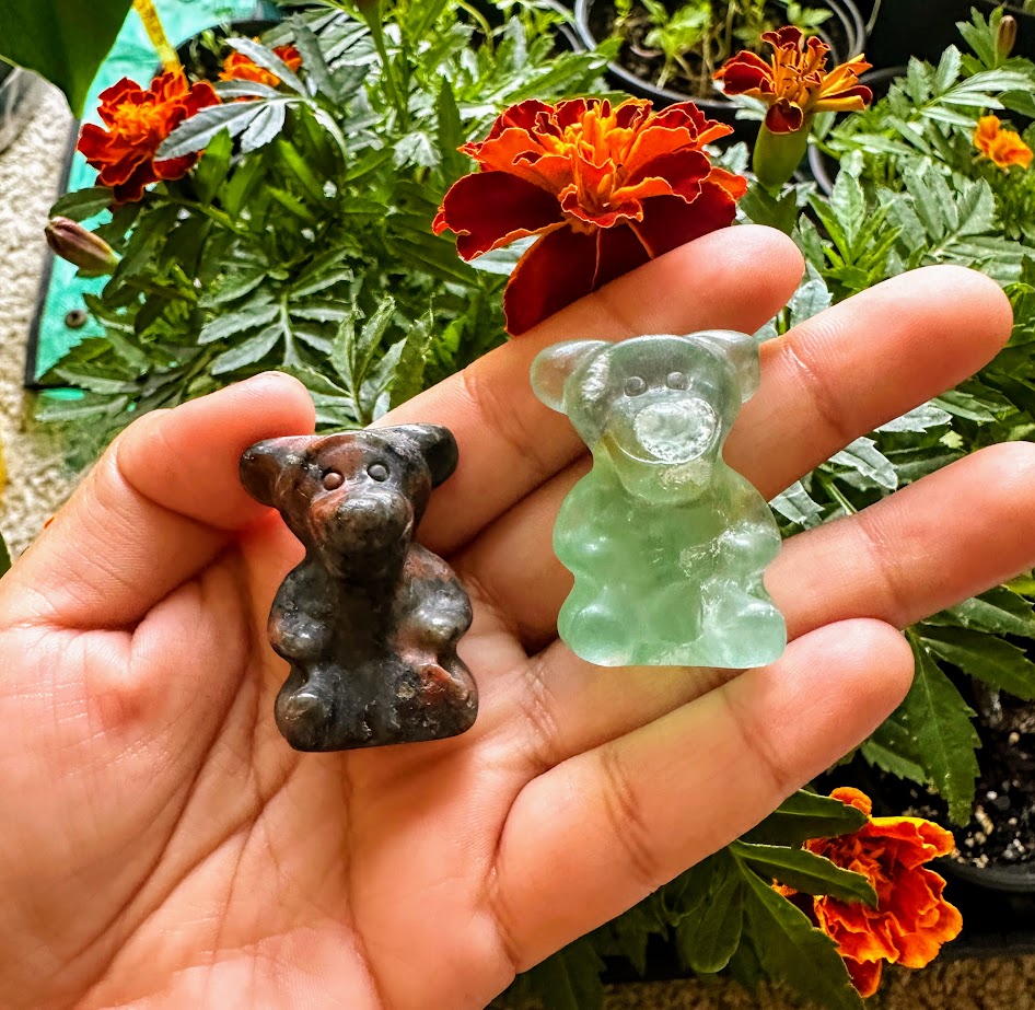 Tiger Crystal Carvings