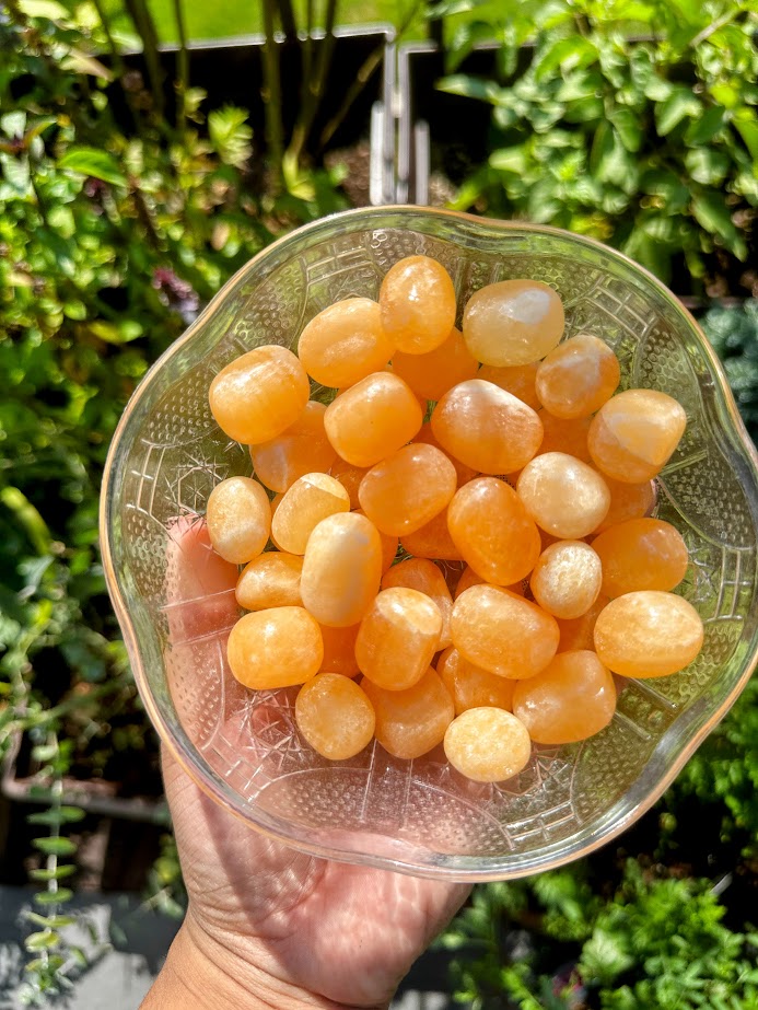 Orange Calcite Tumble