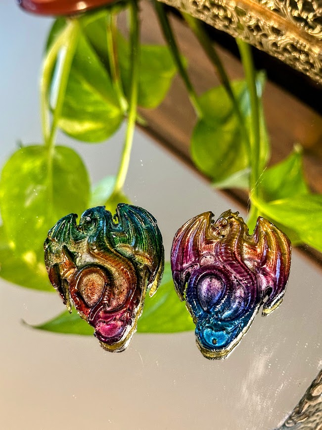 Bismuth Crystal Carving