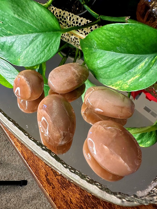 Peach Moonstone Palmstone