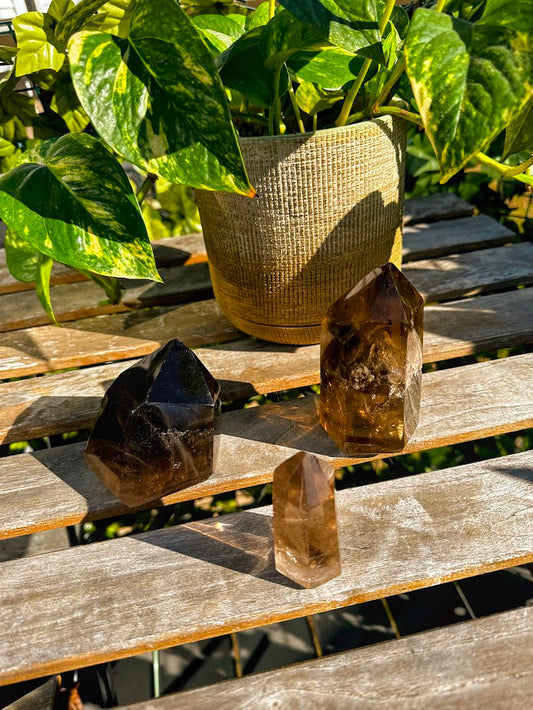 Smokey Quartz Tower