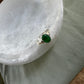Emerald Sterling Silver Ring size 7