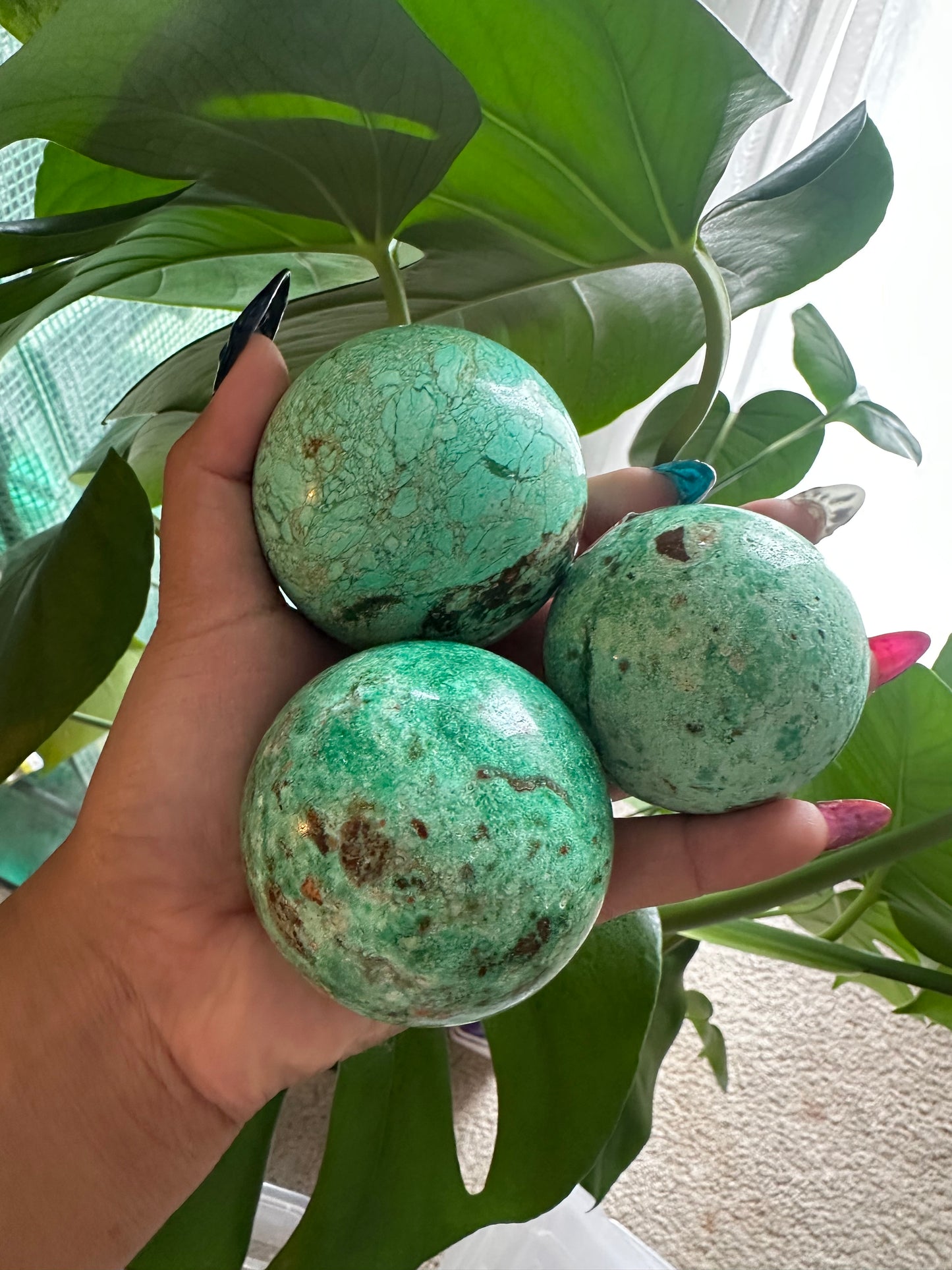 chrysocolla Sphere