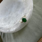 Emerald Sterling Silver Ring size 7