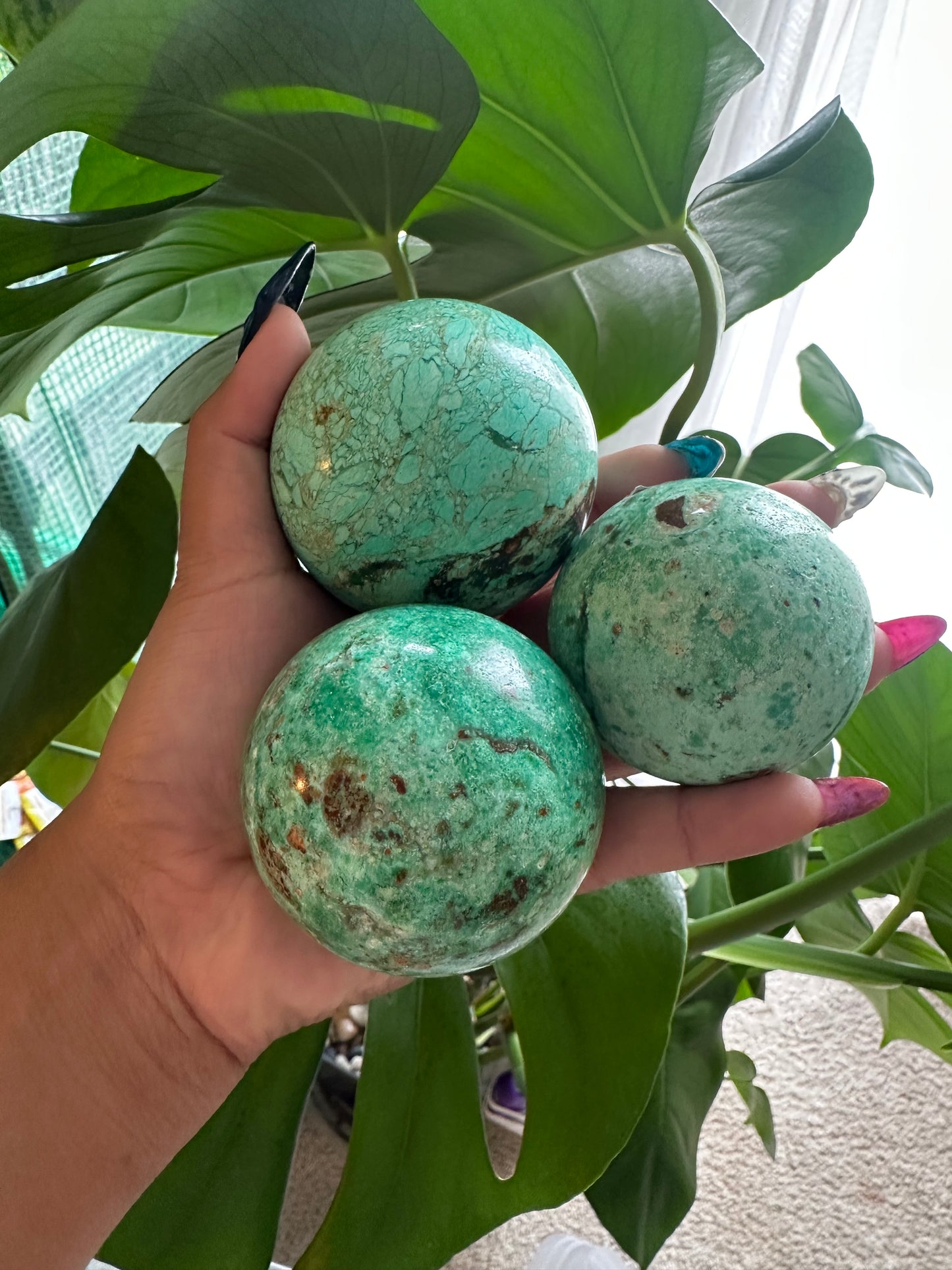 chrysocolla Sphere