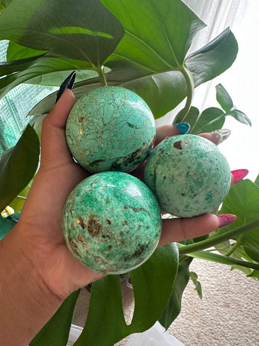 chrysocolla Sphere