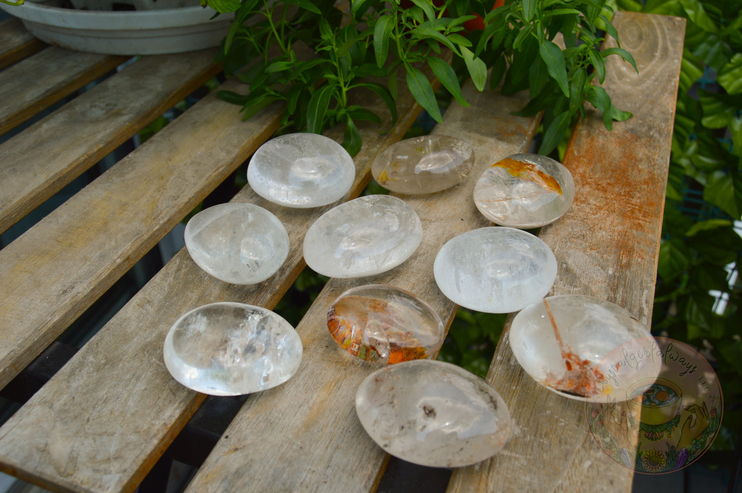 Clear Quartz Palmstone