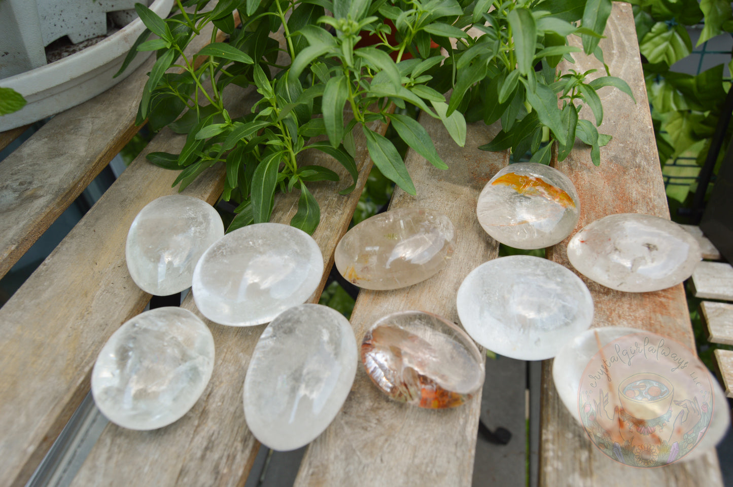 Clear Quartz Palmstone