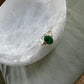 Emerald Sterling Silver Ring size 7