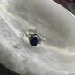 Lapis Lazuli Sterling Silver Ring Size 7.5