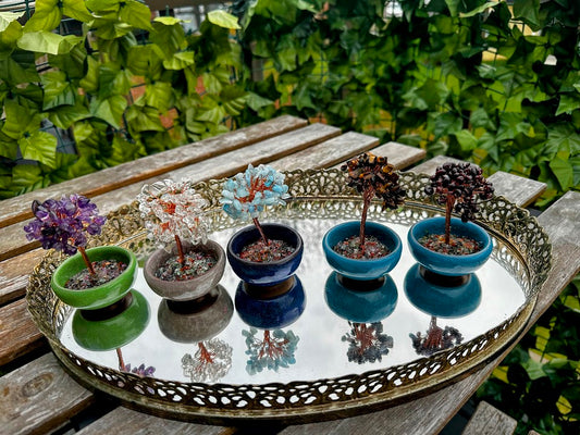 Tree of life Trees with Ceramic Bowls