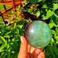 Fluorite Sphere with Wooden Stand C