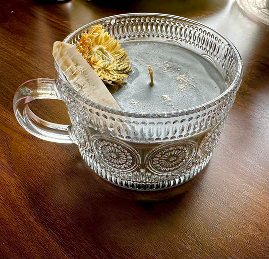 I am Strong-Upcycled Candle Soy wax- Sandlewood