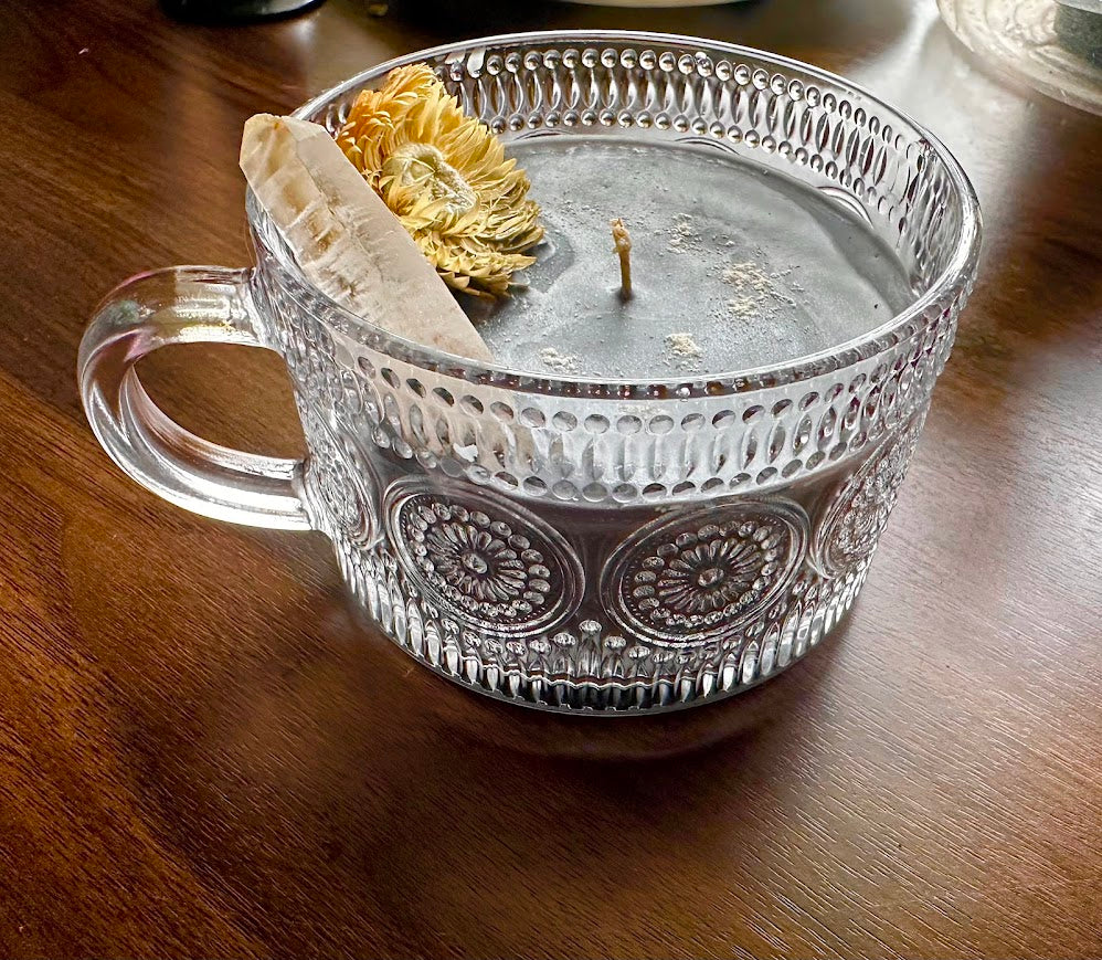 I am Strong-Upcycled Candle Soy wax- Sandlewood