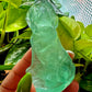 Fluorite Dog Crystal Carving