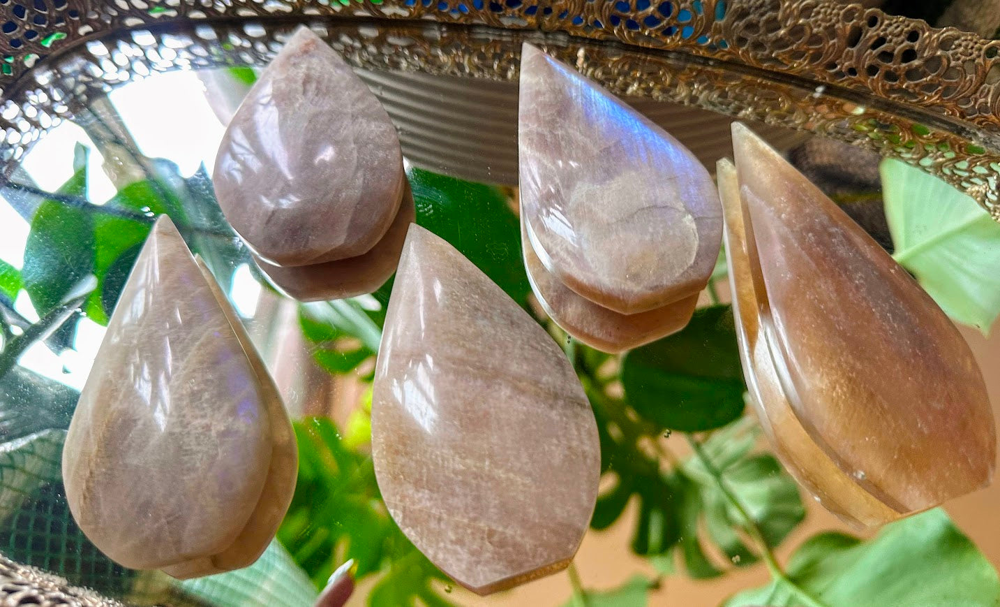 Moonstone Tear Drop Crystal
