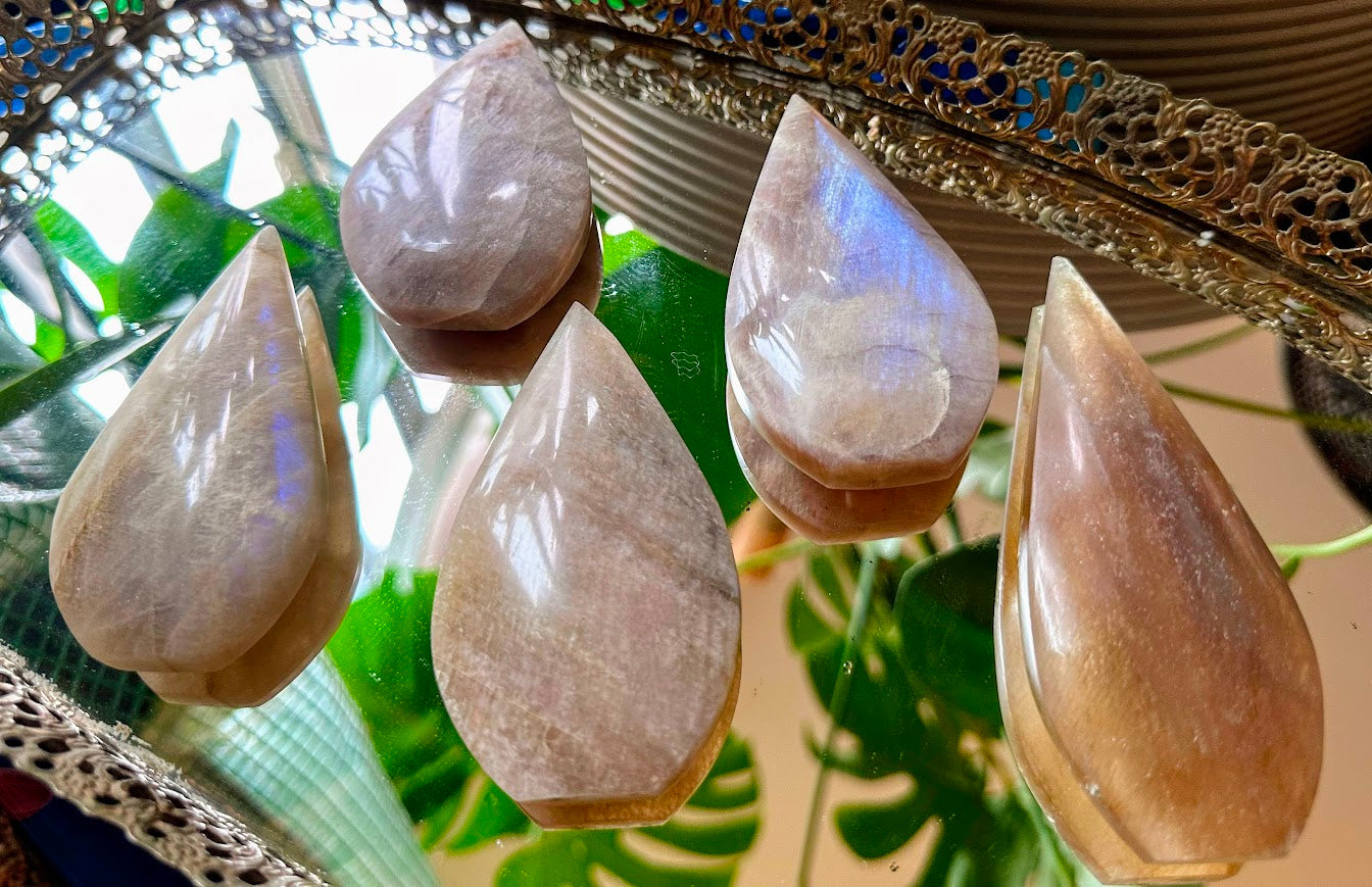 Moonstone Tear Drop Crystal