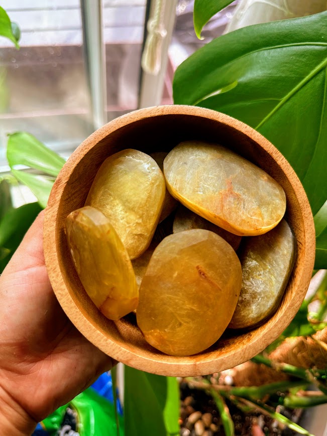 Yellow Mica Palmstone