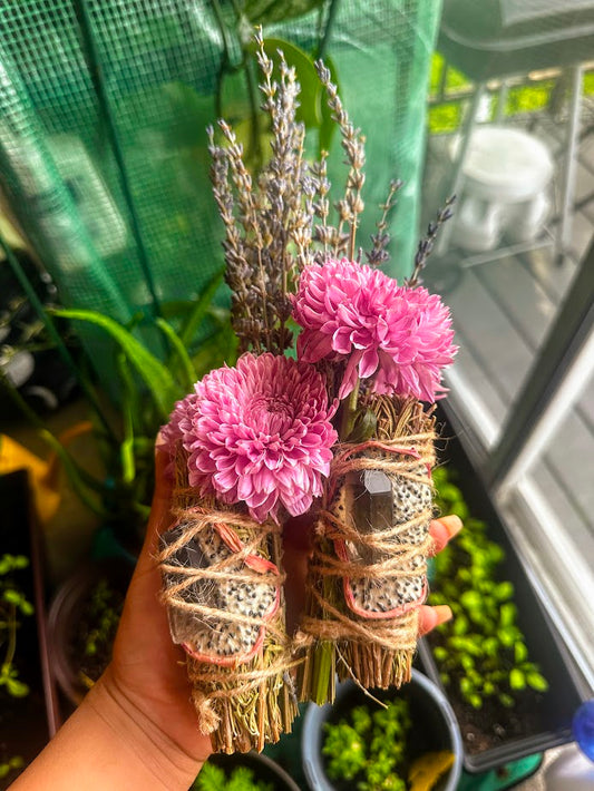 carnation herb bundle