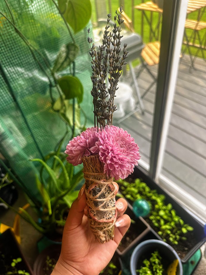 carnation herb bundle