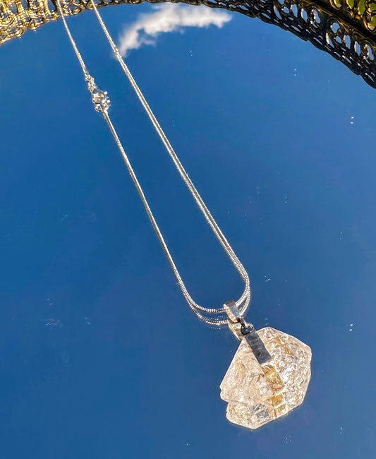 Herkimer Diamond Quartz Necklace