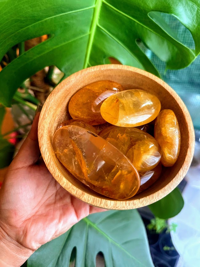 Golden Healer Palmstone