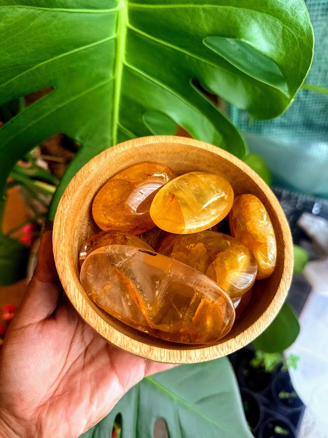 Golden Healer Palmstone