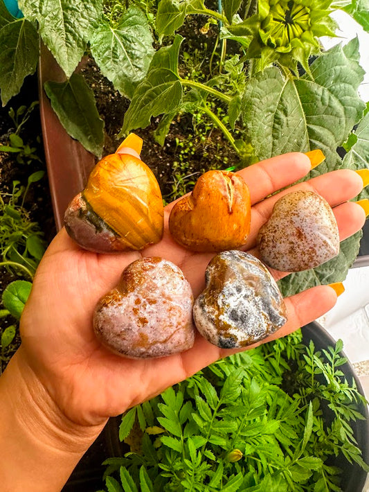 Ocean Jasper Mini Hearts