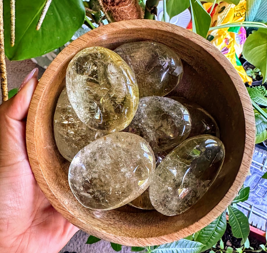 Citrine Palmstone