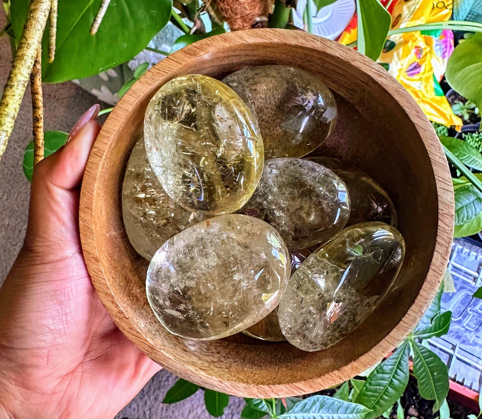 Citrine Palmstone