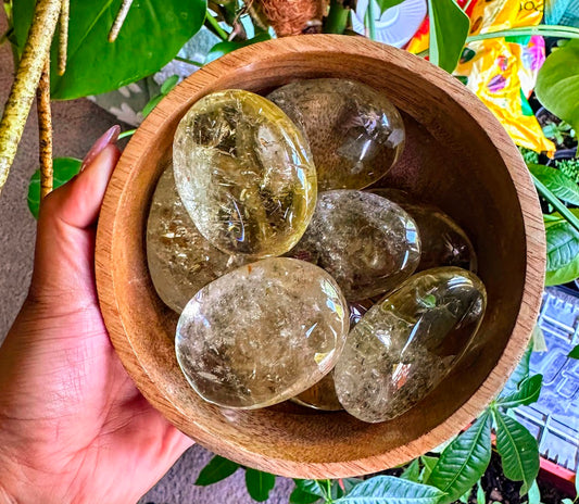 Citrine Palmstone