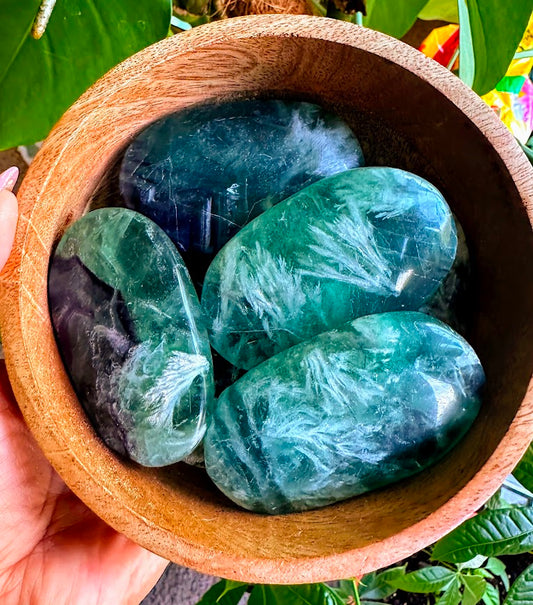 Fluorite Palm stones