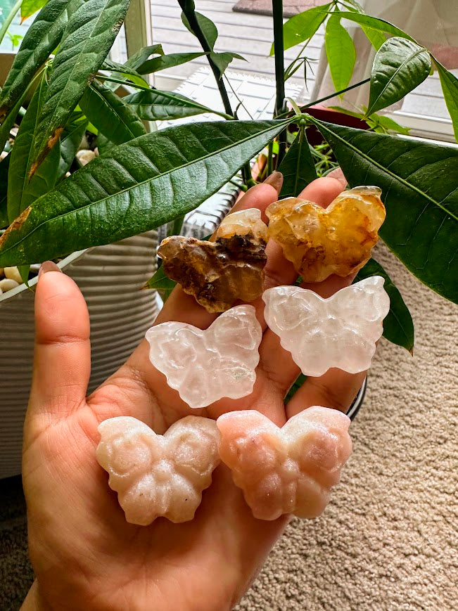 Butterfly Crystal Carving