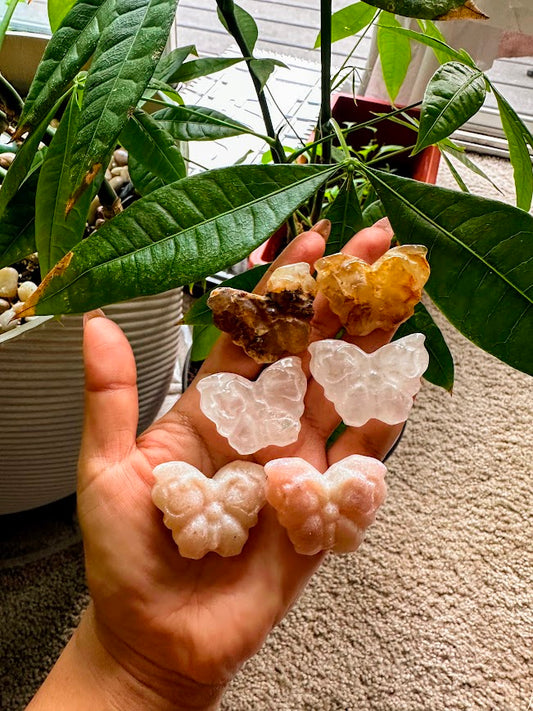 Butterfly Crystal Carving
