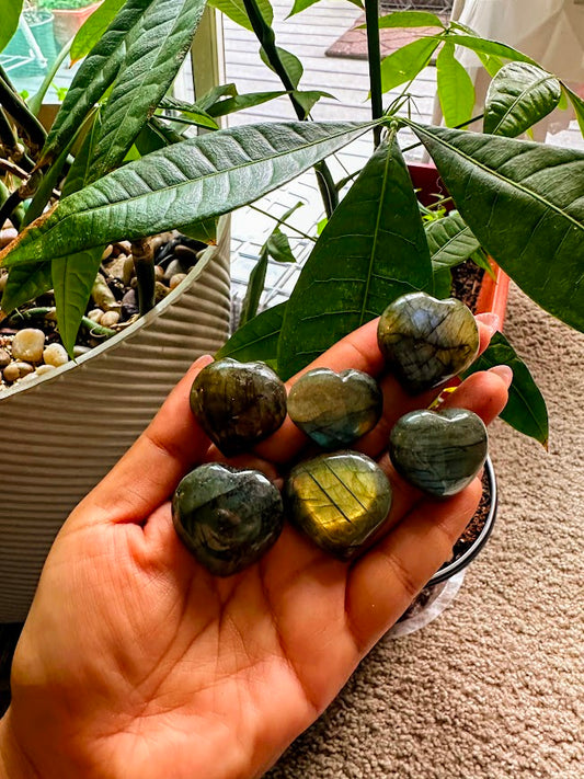 Labradorite Crystal Mini Heart