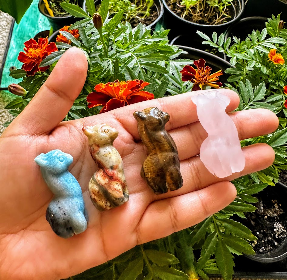 Lama Crystal Carving