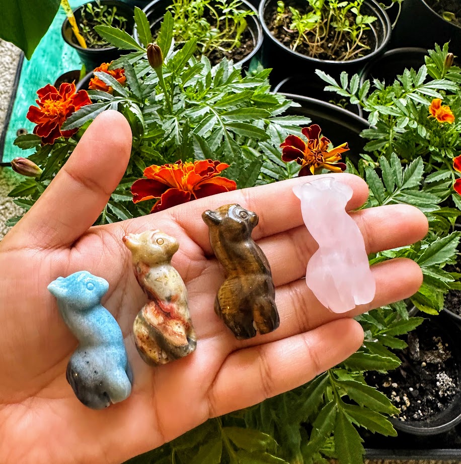 Lama Crystal Carving
