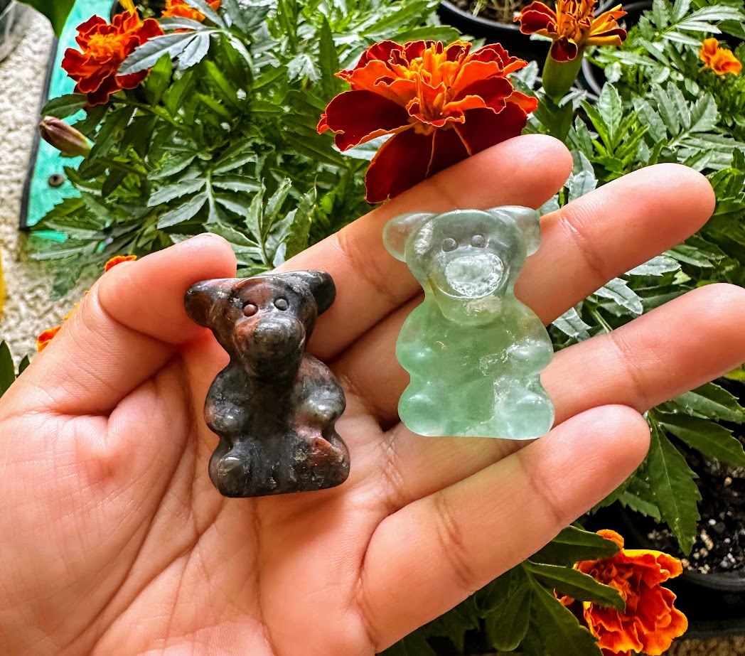 Tiger Crystal Carvings