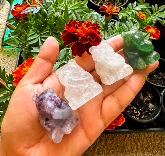 Bear Crystal Carvings