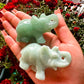 Green Aventurine Elephant