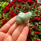 Green Aventurine Frog Animal Carving