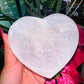 Selenite Heart Shaped Bowl